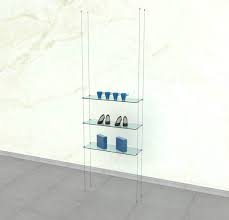 Cable Shelving Unit For 3 Glass Shelves