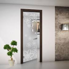 Internal Door With Frosted Glass And