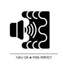2d Pixel Perfect Sound Absorption Glyph