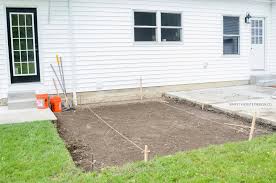 Diy Paver Patio Backyard Project Old