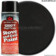 Black Metallic Spray On Stove Paint