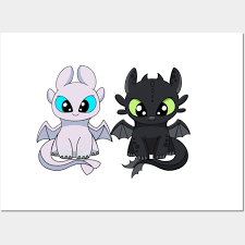 Baby Dragon Toothless Light Furry
