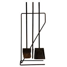 Modernist Wrought Iron Fireplace Tool