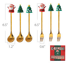 Merry Spoons And Forks 4 Or