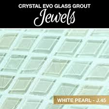 The Tile Doctor Crystal Glass Grout Jewel Starlike Crystal Evo 700 Finish White Pearl J 45 700 5 5