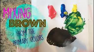 Mix Brown From The Primary Colors