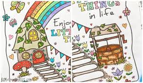 Fairy Garden Free Printable Colouring