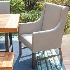 Phi Villa 6 Piece Metal Patio Outdoor Dining Set With Bench And Textilene Fabric Padded Chairs