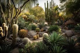 Premium Photo Majestic Cactus Garden