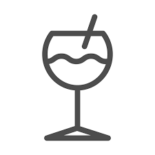 Wine Glass Vector Ilration Drink Icon