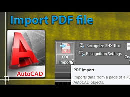 Autocad 2019 How To Import A Pdf File