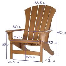 Wooden Outdoor Furniture Chair Dimensions