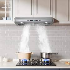 Iktch 36 In 900 Cfm Ducted Under Cabinet Range Hood In Stainless Steel With Led Light
