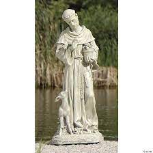 St Francis With Fawn Garden Statue