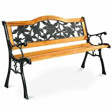 Metal Wood Outdoor Bench Kydwr85