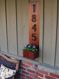 House Number Plant Box How To