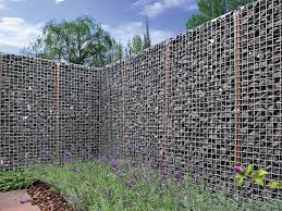Gabion Fence Used For Privacy Wall