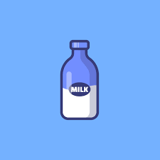 Milk Glass Bottle Ilration Ai