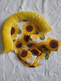 Yellow Sunflower Baby Car Seat Cover