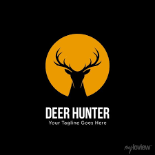 Deer Hunter Logo Design Template