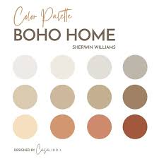 Boho Home Color Palette Sherwin