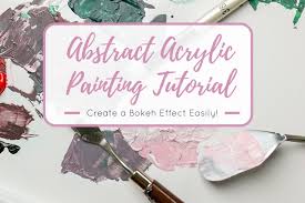 Abstract Acrylic Painting Tutorial For