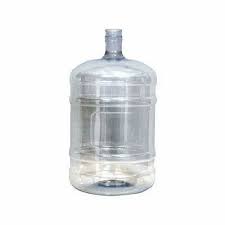 Round Transpa Mineral Water Jar