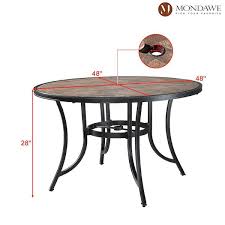 Mondawe Patio Round Aluminum Outdoor