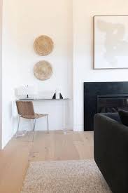 Desk In Front Of Fireplace Design Ideas