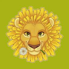 Dandelion Dandy Flower Lion Sticker