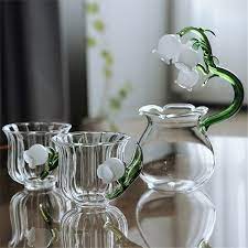 Bellflower Handmade Glass Tea Set