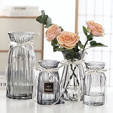 Glass Vase Transparency Decorative