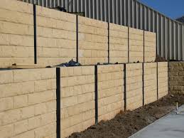 Constructing A Sandstone Retaining Wall