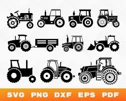 Tractor Svg Tractor Silhouette
