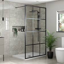 Signature Icon Grid Framed Black Wet