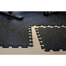 Interlocking Recycled Rubber Floor Tile