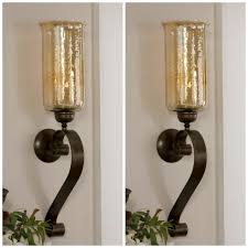 Uttermost Pillar Candle Sconces For