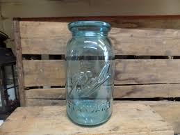 Wax Seal Quart Sized Jar Glass Jar