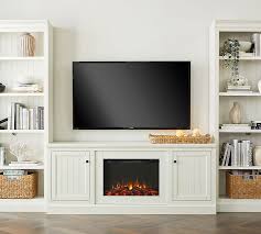 Aubrey Electric Fireplace Media Cabinet