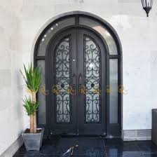 Custom Made Arched Front Entry Wrought