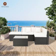 Dark Gray Cushions 5 Piece Steel Frame