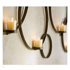 Iron Hook Wall Candle Holder For