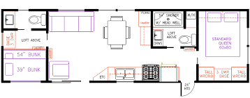 Park Model 7 Series Floor Plans