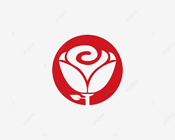 Rose Flower Logo Template Icon Garden