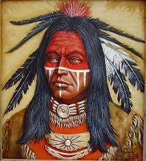 Native American Face Paint War Face