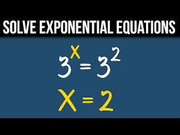 Solve Exponential Equations
