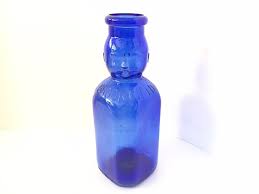 Brookfield Milk Bottle Cobalt Blue