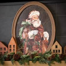 Santa Portrait Decorative Sign