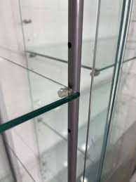 Glass Display Cabinet With Lock
