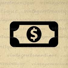 Printable Money Icon Image Graphic